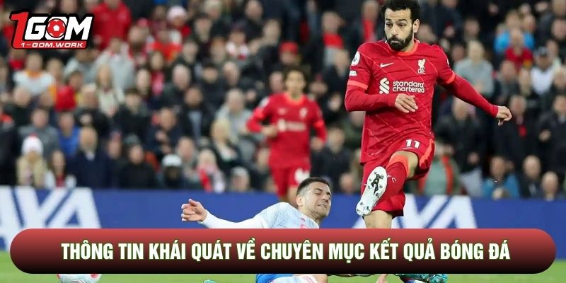 Thông tin khái quát về chuyên mục kết quả bóng đá